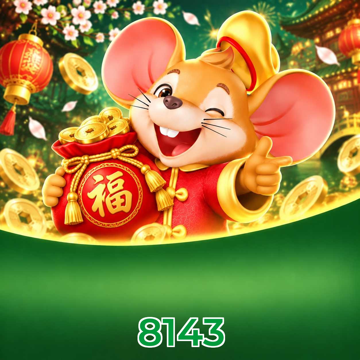 Catálogo de slots da 8143 com RTP médio de 96,52%